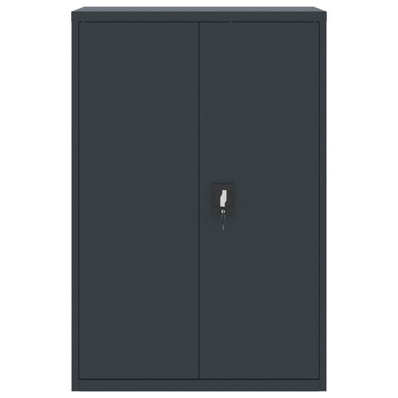 Casa si Gradina - Constructii - Depozitare, transport si protectie - Rafturi, fisete si vestiare - Fiset, antracit, 90x40x180 cm, otel - Infinity.ro