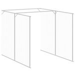 Petshop - Accesorii petshop - Culcusuri si custi - Custi interior si exterior - Cusca caine cu tarc antracit 165x1271x181 cm otel galvanizat - Infinity.ro