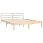 Casa si Gradina - Mobilier - Paturi si accesorii - Paturi - Cadru de pat cu tablie, king size, lemn masiv - Infinity.ro