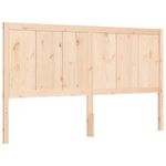 Casa si Gradina - Mobilier - Paturi si accesorii - Paturi - Cadru de pat cu tablie, king size, lemn masiv - Infinity.ro