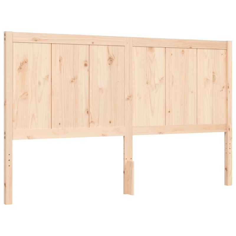 Casa si Gradina - Mobilier - Paturi si accesorii - Paturi - Cadru de pat cu tablie, king size, lemn masiv - Infinity.ro