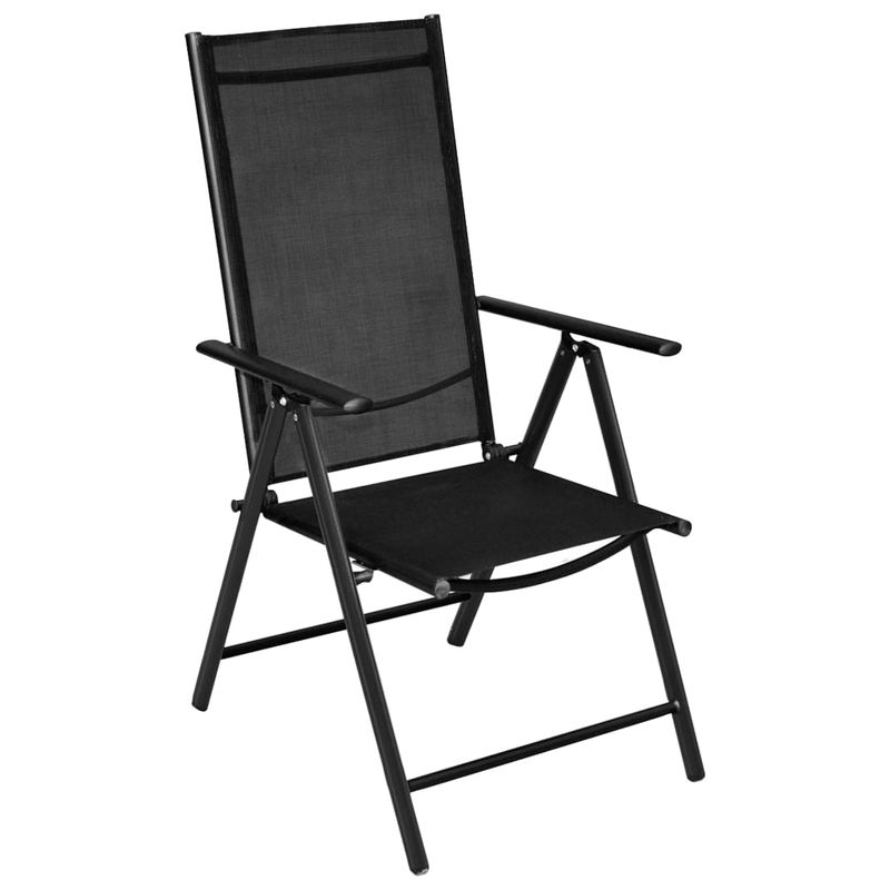Casa si Gradina - Gradina si terasa - Mobilier exterior - Seturi mobila gradina - Set mobilier de gradina, 7 piese, negru, aluminiu - Infinity.ro