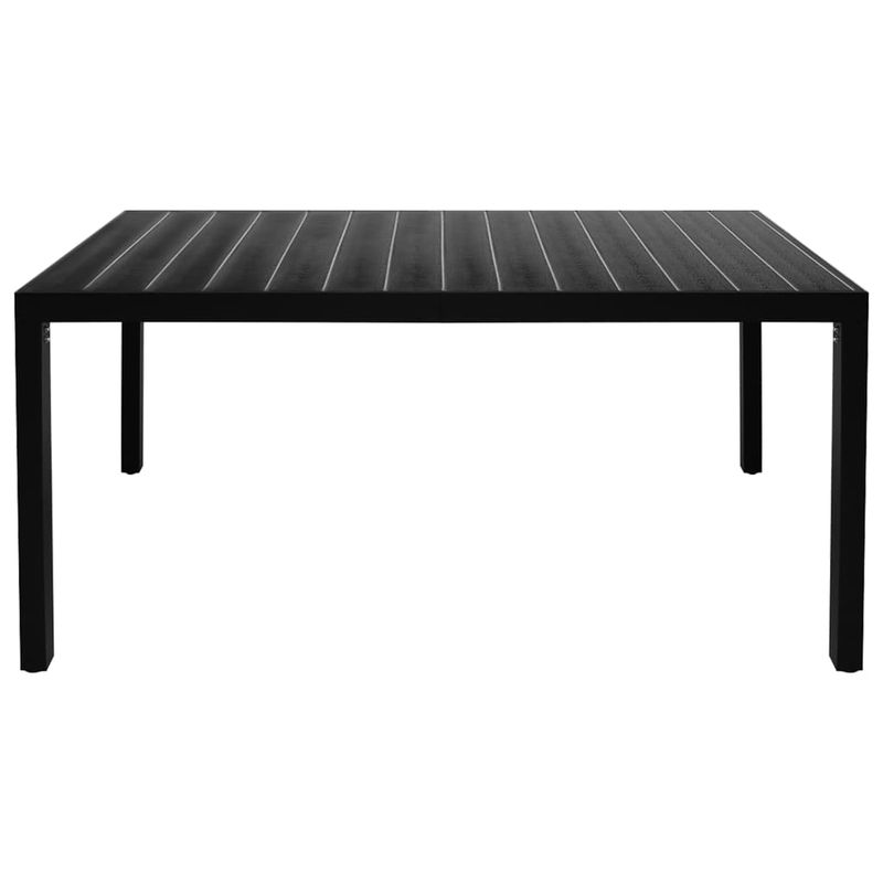 Casa si Gradina - Gradina si terasa - Mobilier exterior - Seturi mobila gradina - Set mobilier de gradina, 7 piese, negru, aluminiu - Infinity.ro
