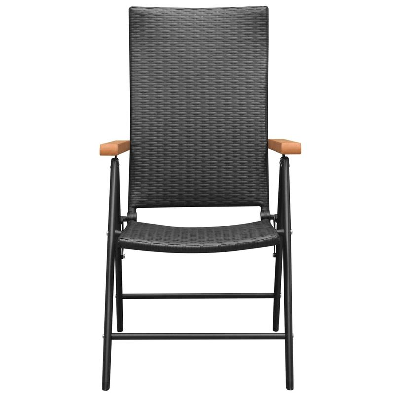 Casa si Gradina - Gradina si terasa - Mobilier exterior - Seturi mobila gradina - Set mobilier de gradina, 9 piese, negru si maro - Infinity.ro