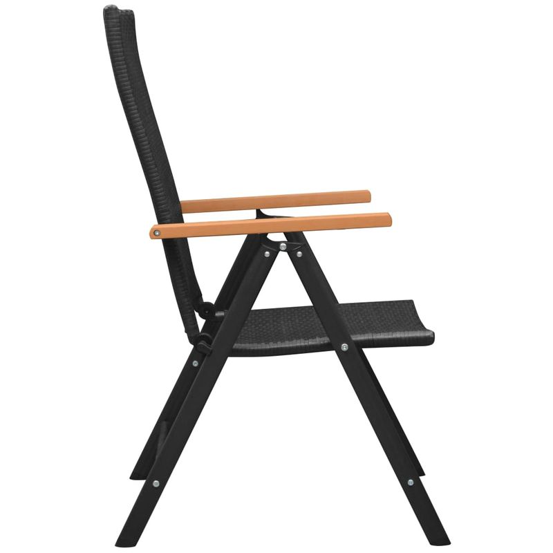 Casa si Gradina - Gradina si terasa - Mobilier exterior - Seturi mobila gradina - Set mobilier de gradina, 9 piese, negru si maro - Infinity.ro