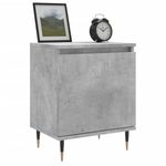 Casa si Gradina - Mobilier - Comode si corpuri - Noptiere - Noptiere, 2 buc., gri beton, 40x30x50 cm, lemn compozit - Infinity.ro
