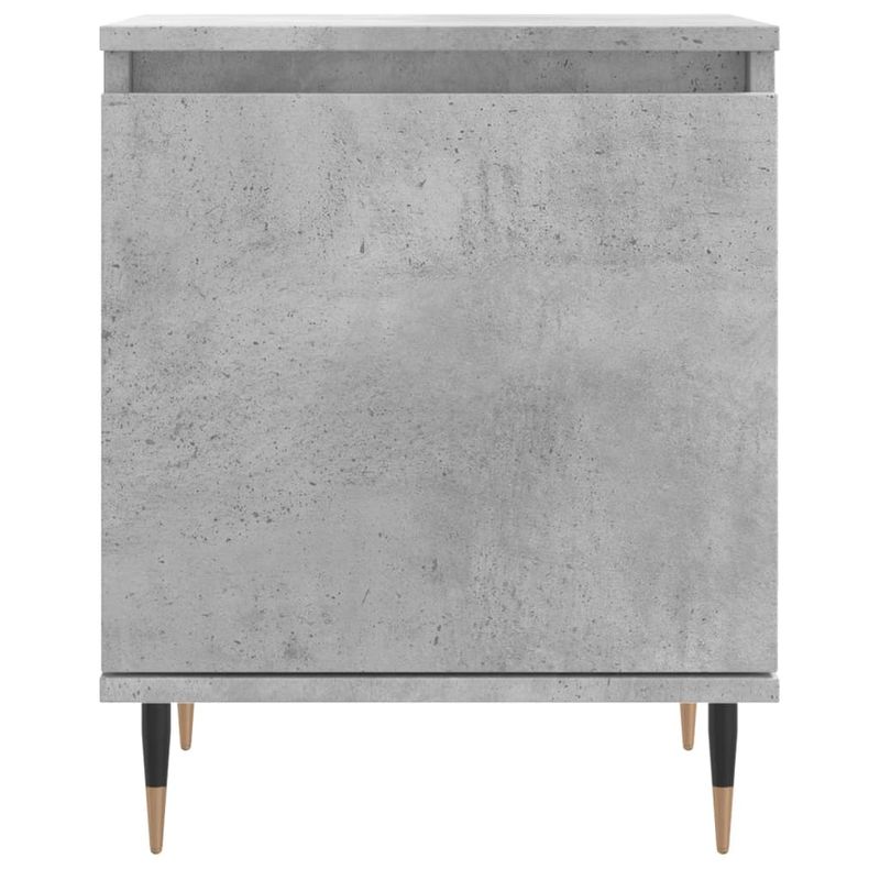 Casa si Gradina - Mobilier - Comode si corpuri - Noptiere - Noptiere, 2 buc., gri beton, 40x30x50 cm, lemn compozit - Infinity.ro