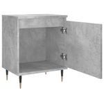 Casa si Gradina - Mobilier - Comode si corpuri - Noptiere - Noptiere, 2 buc., gri beton, 40x30x50 cm, lemn compozit - Infinity.ro