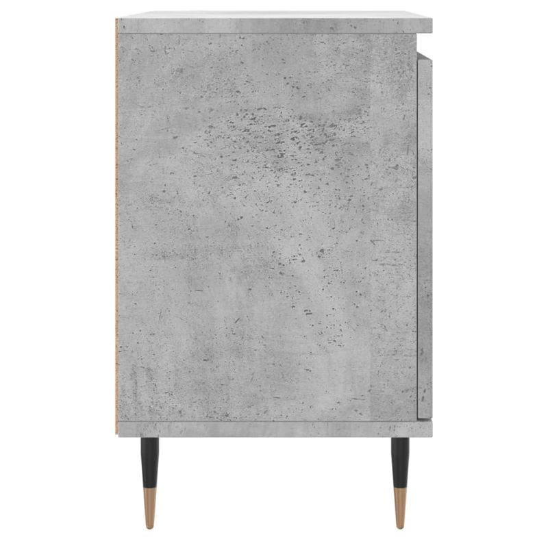 Casa si Gradina - Mobilier - Comode si corpuri - Noptiere - Noptiere, 2 buc., gri beton, 40x30x50 cm, lemn compozit - Infinity.ro