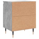 Casa si Gradina - Mobilier - Comode si corpuri - Noptiere - Noptiere, 2 buc., gri beton, 40x30x50 cm, lemn compozit - Infinity.ro