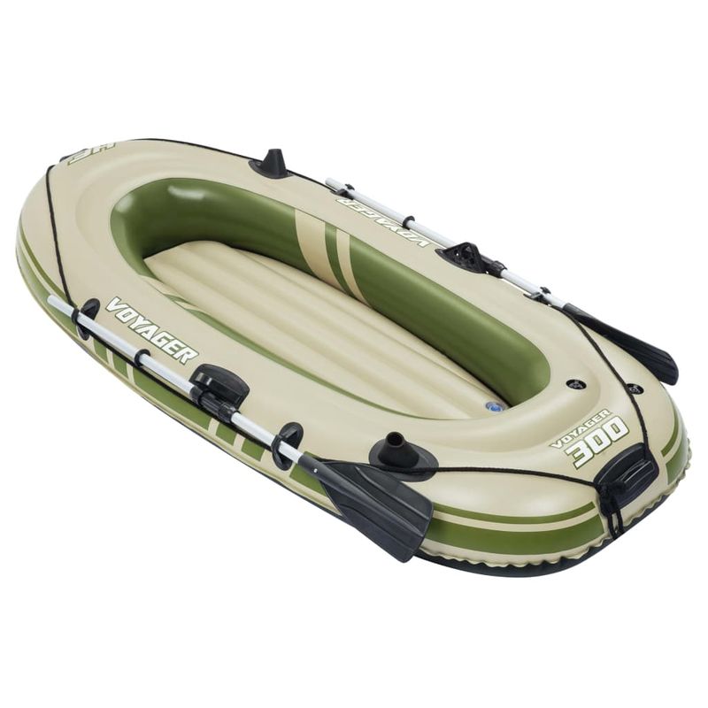 Sport si Outdoor - Sporturi acvatice - Rafting, caiac si canoe - Bestway Barca gonflabila Hydro Force Voyager 300, 243 x 102 cm - Infinity.ro