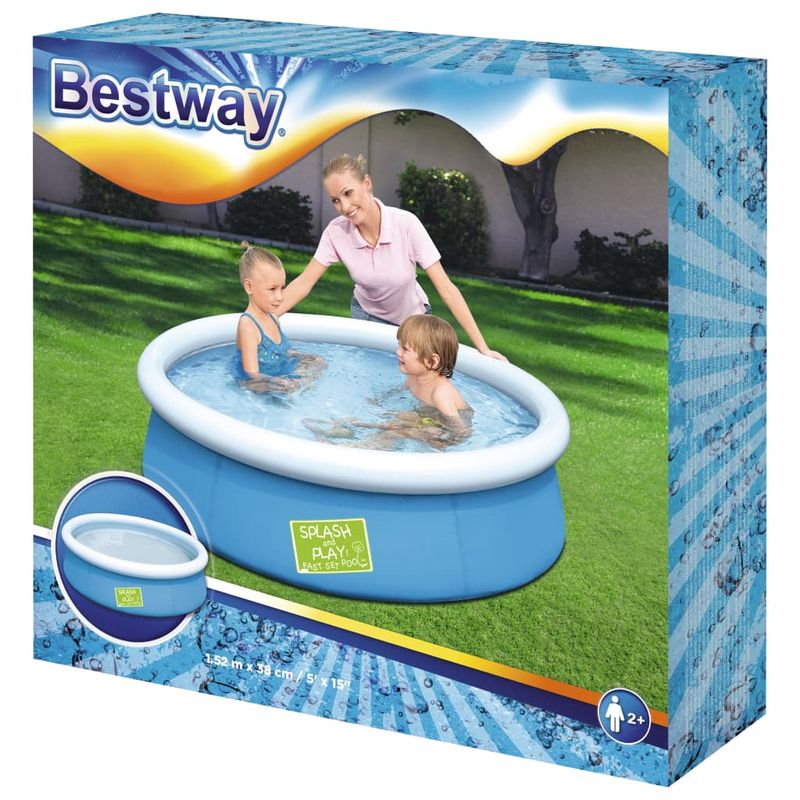 Casa si Gradina - Gradina si terasa - Piscine si accesorii - Piscine - Bestway Piscina My First Frame Pool, 152x38 cm - Infinity.ro