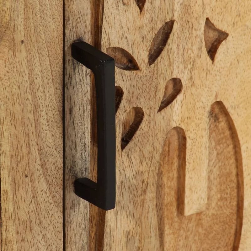 Casa si Gradina - Mobilier - Comode si corpuri - Noptiere - Noptiera, 40x30x50 cm, lemn masiv de mango - Infinity.ro