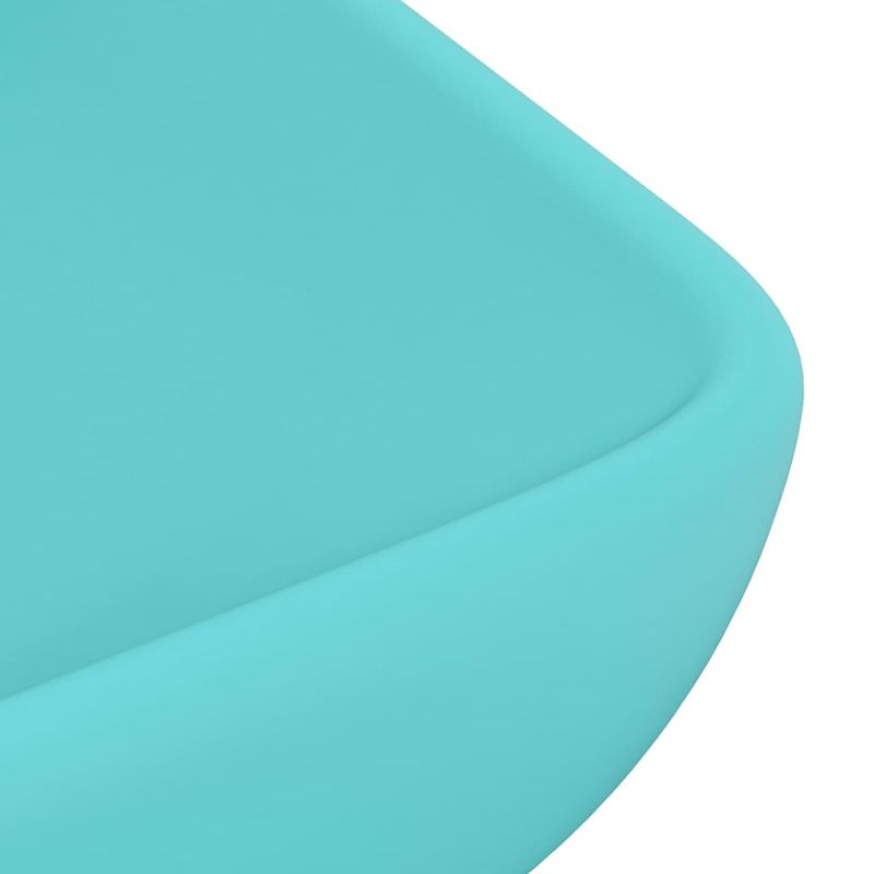 Casa si Gradina - Sanitare - Lavoar baie si accesorii - Lavoare si piedestale - Chiuveta dreptunghiulara lux verde deschis 71x38 cm ceramica - Infinity.ro