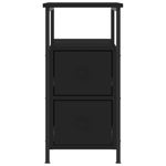 Casa si Gradina - Mobilier - Comode si corpuri - Noptiere - Noptiera, negru, 30x60x60 cm, lemn prelucrat - Infinity.ro