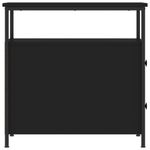 Casa si Gradina - Mobilier - Comode si corpuri - Noptiere - Noptiera, negru, 30x60x60 cm, lemn prelucrat - Infinity.ro