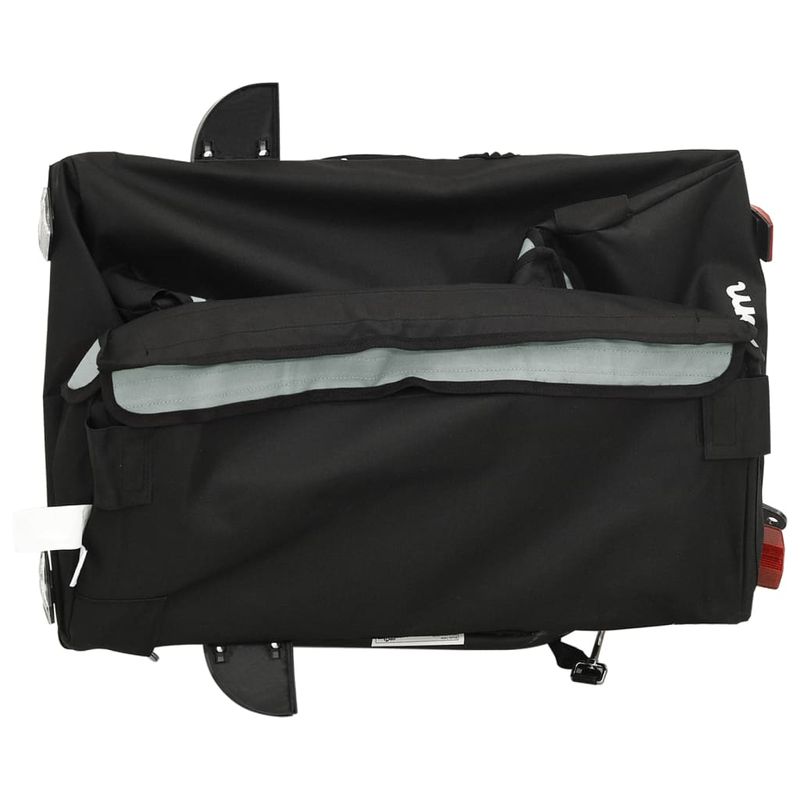 Sport si Outdoor - Ciclism - Accesorii pentru biciclete - Remorci biciclete - Remorca pentru biciclete, negru și gri, 30 kg, fier, mărime 120x54x44 cm - Infinity.ro