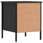 Casa si Gradina - Mobilier - Comode si corpuri - Noptiere - Noptiere, 2 buc., negru, 40x42x50 cm, lemn compozit - Infinity.ro