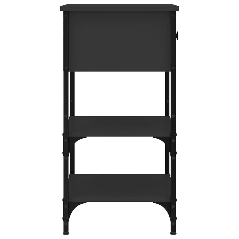Casa si Gradina - Mobilier - Comode si corpuri - Noptiere - Noptiera, negru, 34x36x70 cm, lemn compozit - Infinity.ro