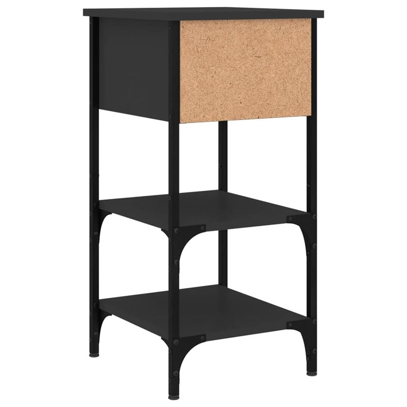 Casa si Gradina - Mobilier - Comode si corpuri - Noptiere - Noptiera, negru, 34x36x70 cm, lemn compozit - Infinity.ro