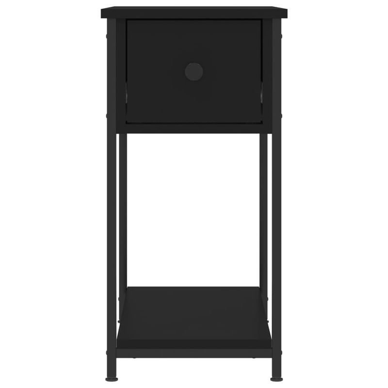 Casa si Gradina - Mobilier - Comode si corpuri - Noptiere - Noptiere, 2 buc., negru, 30x60x60 cm, lemn prelucrat - Infinity.ro
