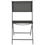 Casa si Gradina - Gradina si terasa - Mobilier exterior - Seturi mobila gradina - Set mobilier bistro pliabil, 3 piese, gri, otel - Infinity.ro