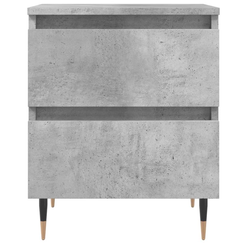 Casa si Gradina - Mobilier - Comode si corpuri - Noptiere - Noptiera, gri beton, 40x35x50 cm, lemn compozit - Infinity.ro