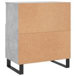 Casa si Gradina - Mobilier - Comode si corpuri - Comode - Servante, 2 piese, gri beton, lemn prelucrat - Infinity.ro