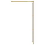 Casa si Gradina - Sanitare - Cazi si cabine de dus - Paravane si usi - Paravan de dus walk-in auriu, 90x195 cm sticla ESG transparenta - Infinity.ro