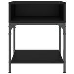 Casa si Gradina - Mobilier - Comode si corpuri - Noptiere - Noptiere, 2 buc., negru, 40x41x50 cm, lemn compozit - Infinity.ro