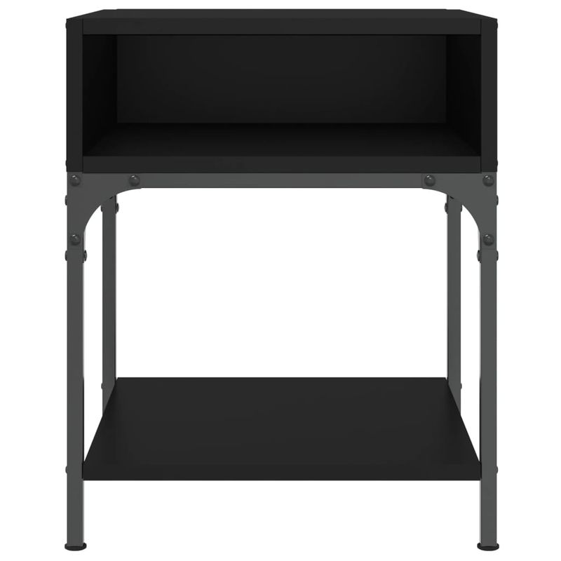 Casa si Gradina - Mobilier - Comode si corpuri - Noptiere - Noptiere, 2 buc., negru, 40x41x50 cm, lemn compozit - Infinity.ro