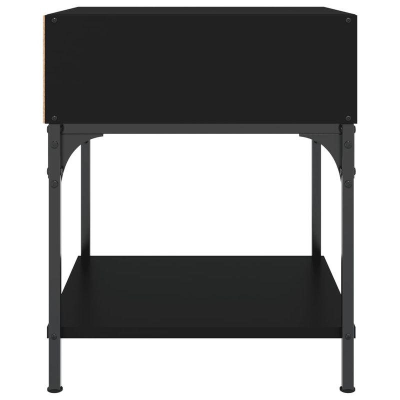 Casa si Gradina - Mobilier - Comode si corpuri - Noptiere - Noptiere, 2 buc., negru, 40x41x50 cm, lemn compozit - Infinity.ro
