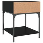 Casa si Gradina - Mobilier - Comode si corpuri - Noptiere - Noptiere, 2 buc., negru, 40x41x50 cm, lemn compozit - Infinity.ro