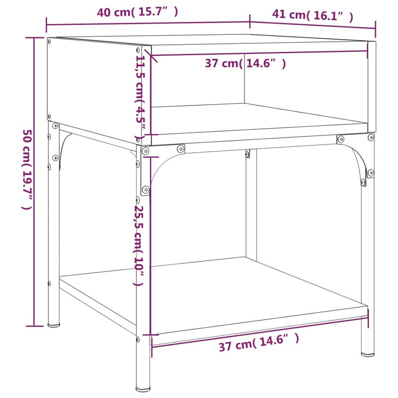 Casa si Gradina - Mobilier - Comode si corpuri - Noptiere - Noptiere, 2 buc., negru, 40x41x50 cm, lemn compozit - Infinity.ro