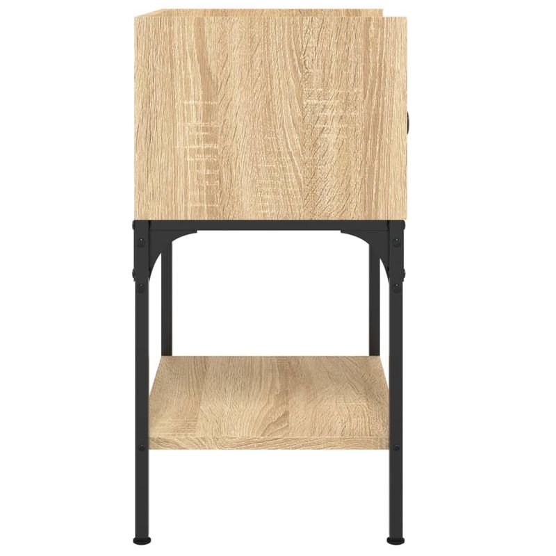 Casa si Gradina - Mobilier - Comode si corpuri - Noptiere - Noptiera, stejar sonoma, 40,5x31x60 cm, lemn compozit - Infinity.ro