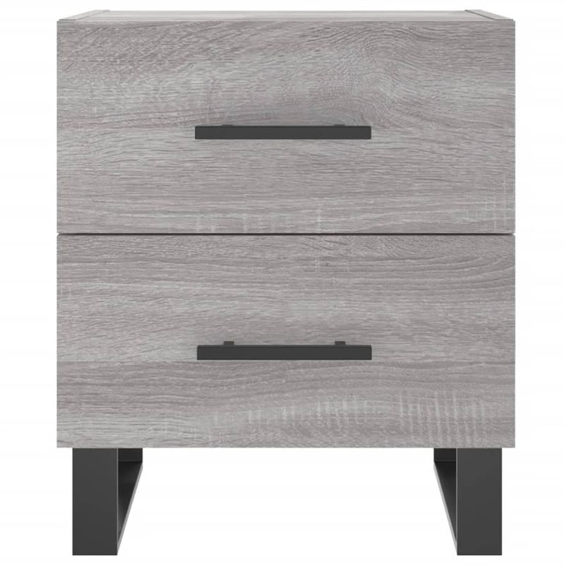 Casa si Gradina - Mobilier - Comode si corpuri - Noptiere - Noptiera, gri sonoma, 40x35x47,5 cm, lemn compozit - Infinity.ro