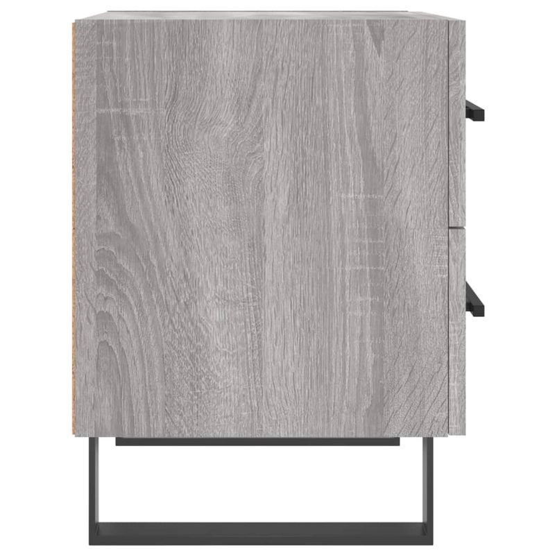 Casa si Gradina - Mobilier - Comode si corpuri - Noptiere - Noptiera, gri sonoma, 40x35x47,5 cm, lemn compozit - Infinity.ro