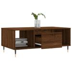 Casa si Gradina - Mobilier - Mese si birouri - Masute de cafea - Masuta de cafea, stejar maro, 90x50x36,5 cm, lemn prelucrat - Infinity.ro