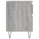 Casa si Gradina - Mobilier - Comode si corpuri - Noptiere - Noptiere, 2 buc., gri sonoma, 40x35x50 cm, lemn compozit - Infinity.ro