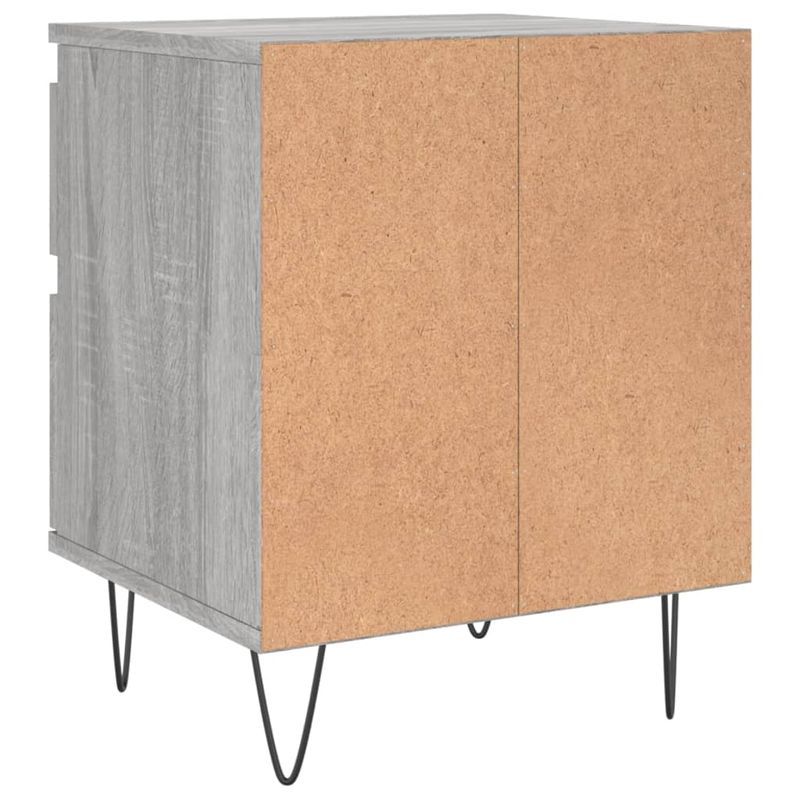 Casa si Gradina - Mobilier - Comode si corpuri - Noptiere - Noptiere, 2 buc., gri sonoma, 40x35x50 cm, lemn compozit - Infinity.ro