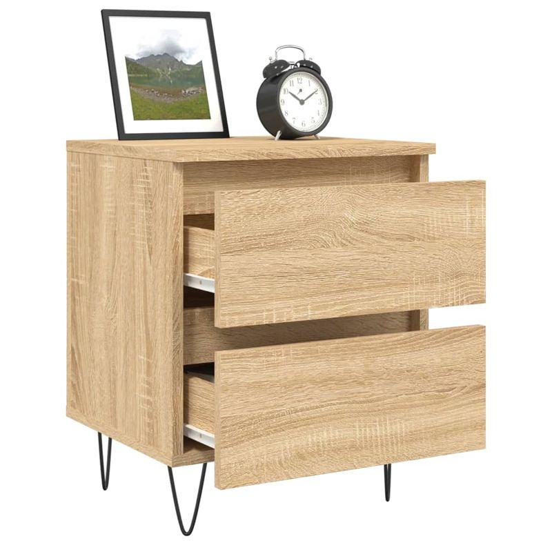 Casa si Gradina - Mobilier - Comode si corpuri - Noptiere - Noptiera, stejar sonoma, 40x35x50 cm, lemn compozit - Infinity.ro