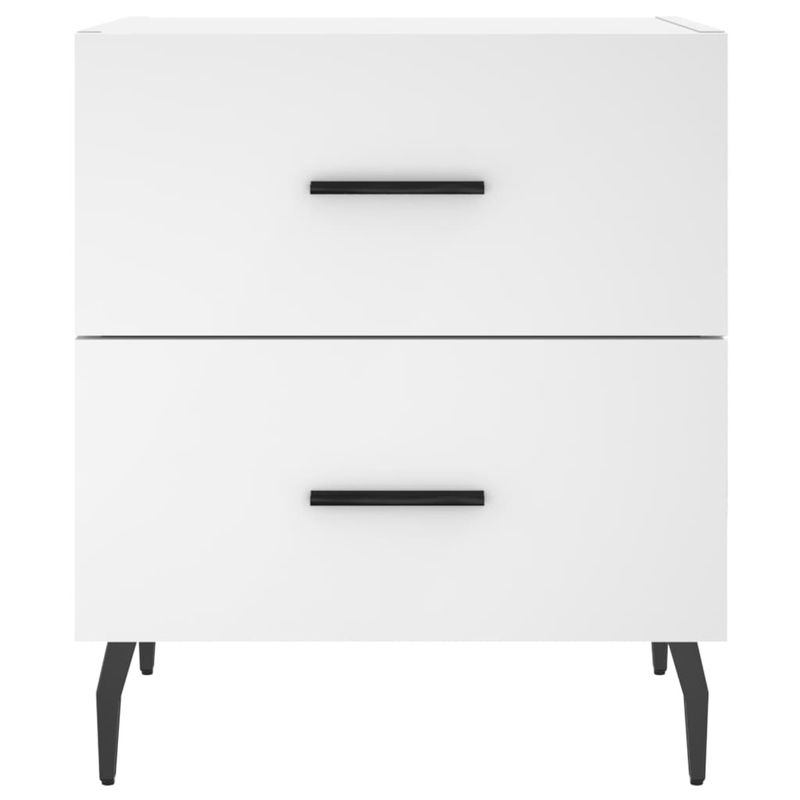 Casa si Gradina - Mobilier - Comode si corpuri - Noptiere - Noptiera, alb, 40x35x47,5 cm, lemn compozit - Infinity.ro