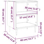 Casa si Gradina - Mobilier - Comode si corpuri - Noptiere - Noptiere, 2 buc., stejar sonoma, 40x30x50 cm, lemn compozit - Infinity.ro