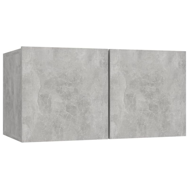 Casa si Gradina - Mobilier - Seturi de mobilier - Seturi living - Set de dulapuri TV, 10 piese, gri beton, lemn prelucrat, cantitate în pachet: 1, lăţime 180 cm - Infinity.ro