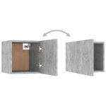 Casa si Gradina - Mobilier - Seturi de mobilier - Seturi living - Set de dulapuri TV, 10 piese, gri beton, lemn prelucrat, cantitate în pachet: 1, lăţime 180 cm - Infinity.ro