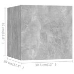 Casa si Gradina - Mobilier - Seturi de mobilier - Seturi living - Set de dulapuri TV, 10 piese, gri beton, lemn prelucrat, cantitate în pachet: 1, lăţime 180 cm - Infinity.ro