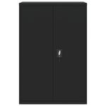 Casa si Gradina - Constructii - Depozitare, transport si protectie - Rafturi, fisete si vestiare - Fiset, negru, 90x40x180 cm, otel - Infinity.ro