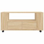Casa si Gradina - Mobilier - Comode si corpuri - Comode - Comoda TV, stejar sonoma, 102x34,5x43 cm, lemn prelucrat - Infinity.ro