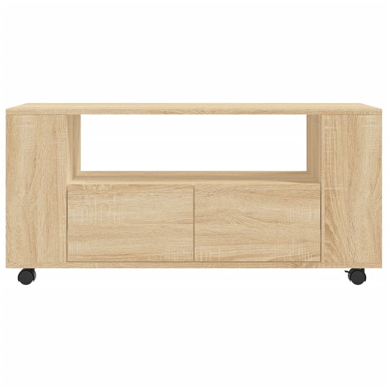 Casa si Gradina - Mobilier - Comode si corpuri - Comode - Comoda TV, stejar sonoma, 102x34,5x43 cm, lemn prelucrat - Infinity.ro