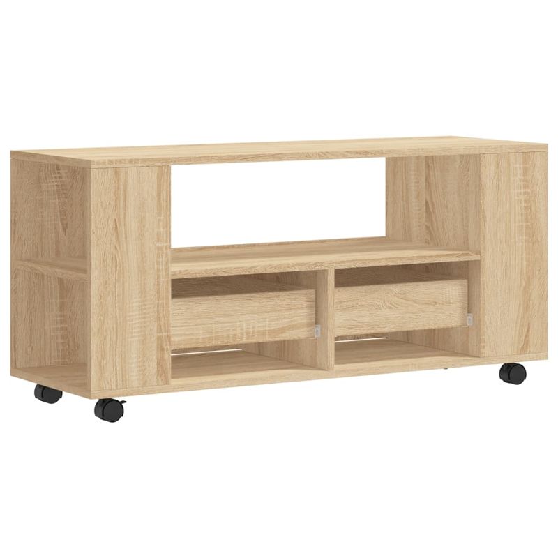 Casa si Gradina - Mobilier - Comode si corpuri - Comode - Comoda TV, stejar sonoma, 102x34,5x43 cm, lemn prelucrat - Infinity.ro